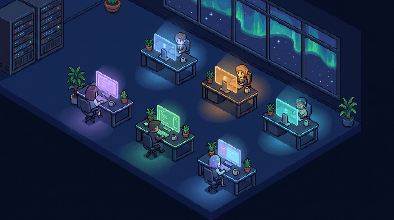 Hermes OS agent office